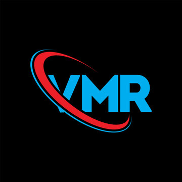 VMR logo. VMR letter. VMR letter logo design. Initials VMR logo linked with circle and uppercase monogram logo. VMR typography for technology, business and real estate brand.