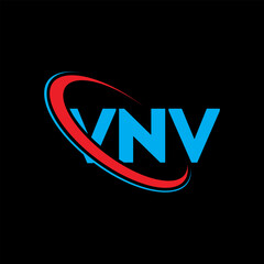 VNV logo. VNV letter. VNV letter logo design. Initials VNV logo linked with circle and uppercase monogram logo. VNV typography for technology, business and real estate brand.