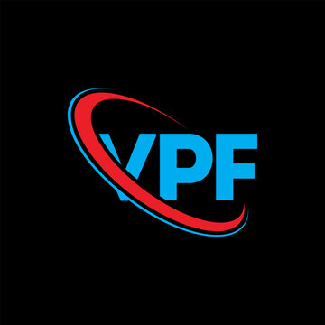 VPF logo. VPF letter. VPF letter logo design. Initials VPF logo linked with circle and uppercase monogram logo. VPF typography for technology, business and real estate brand.
