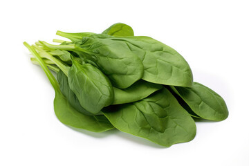 Spinach, isolated white background