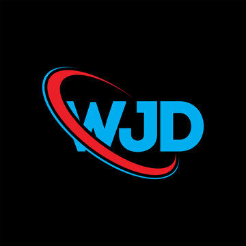 WJD logo. WJD letter. WJD letter logo design. Initials WJD logo linked with circle and uppercase monogram logo. WJD typography for technology, business and real estate brand.