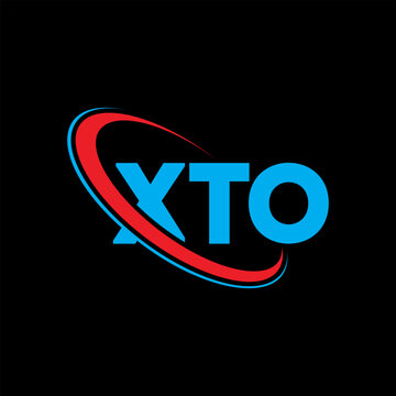 XTO logo. XTO letter. XTO letter logo design. Initials XTO logo linked with circle and uppercase monogram logo. XTO typography for technology, business and real estate brand.