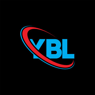 YBL logo. YBL letter. YBL letter logo design. Intitials YBL logo linked with circle and uppercase monogram logo. YBL typography for technology, business and real estate brand.
