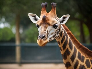 Obraz premium portrait of a giraffe