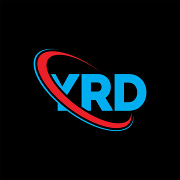 YRD logo. YRD letter. YRD letter logo design. Initials YRD logo linked with circle and uppercase monogram logo. YRD typography for technology, business and real estate brand.