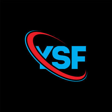 YSF logo. YSF letter. YSF letter logo design. Initials YSF logo linked with circle and uppercase monogram logo. YSF typography for technology, business and real estate brand.