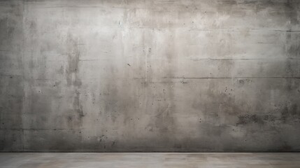 Vintage Concrete Loft Wall Interior: Cement Texture Background AI Generated