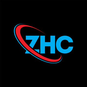 ZHC logo. ZHC letter. ZHC letter logo design. Initials ZHC logo linked with circle and uppercase monogram logo. ZHC typography for technology, business and real estate brand.