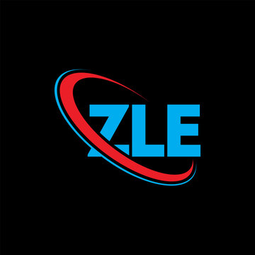 ZLE logo. ZLE letter. ZLE letter logo design. Initials ZLE logo linked with circle and uppercase monogram logo. ZLE typography for technology, business and real estate brand.