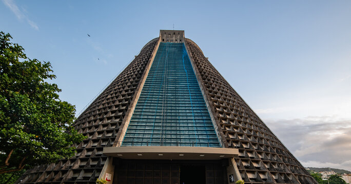 Exterior of the Catedral Metropolitana de S&atilde;o Sebasti&atilde;o do Rio de Janeiro