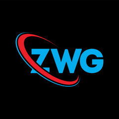 ZWG logo. ZWG letter. ZWG letter logo design. Initials ZWG logo linked with circle and uppercase monogram logo. ZWG typography for technology, business and real estate brand.