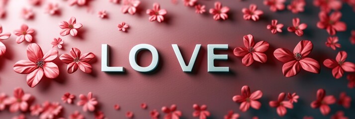 Fototapeta na wymiar Valentine's day and love with 