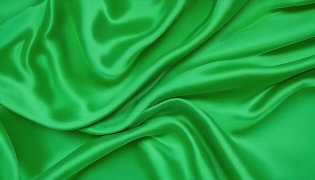 Apple green silk texture background 