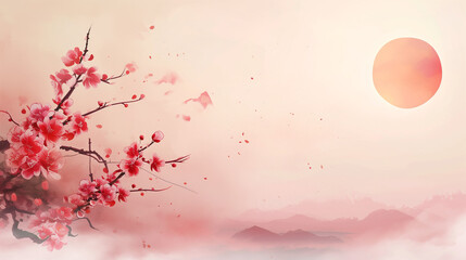 Obraz na płótnie Canvas Lunar New Year Background