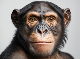 Wise Chimp Portrait