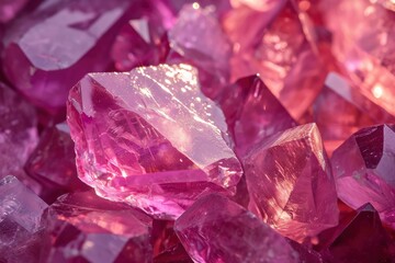 Gleaming Beauty. Close-Up of a Beautiful and Shiny Corundum Crystal, Exhibiting its Radiant Brilliance in a Captivating Background.