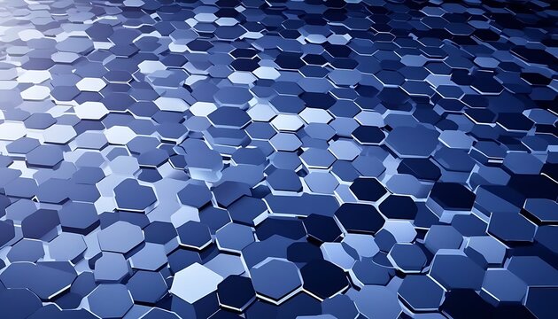 Abstract background with hexagons © Antonio Giordano