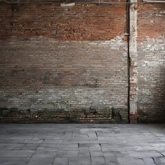 Aged building sidewalk ageing old tile concrete destroyed wreck grunge warehouse old street stressed textur urban blank decay rty brick room dye rough background floor obsolete wall industrial urban