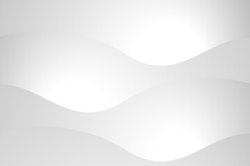 Abstract white and gray wave modern background. texture white pattern. vector illustration
