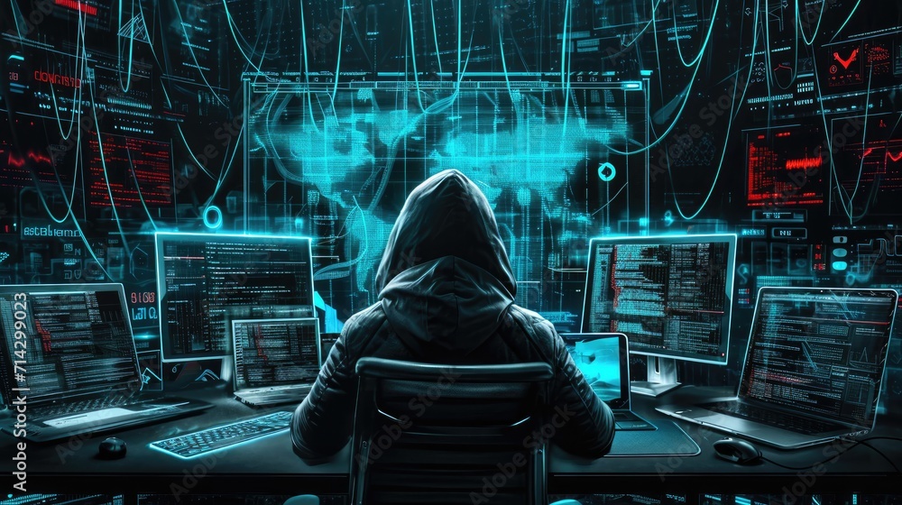 Poster computer hacker generative ai