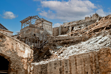 Mine ruins in Argentiera, Sardinia