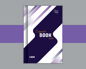 free vector abstract annual report book cover design.