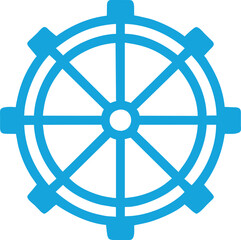 water wheel, icon