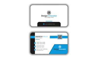 Minimalist business card design for your business