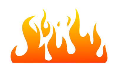 fire vector icon template