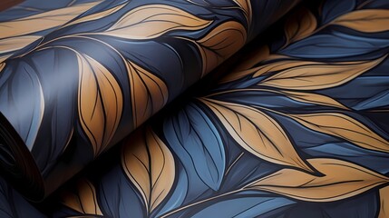 Fototapeta premium seamless background picture with leaf pattern, leaves, trees, tree branches