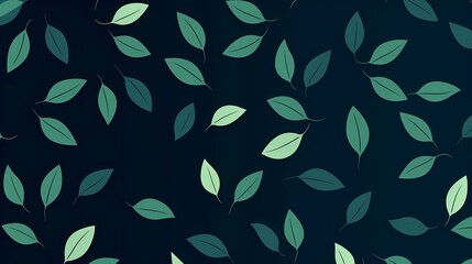seamless background picture with leaf pattern, leaves, trees, tree branches