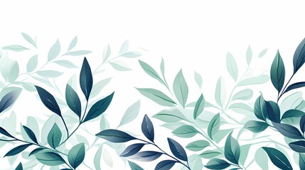 seamless background picture with leaf pattern, leaves, trees, tree branches