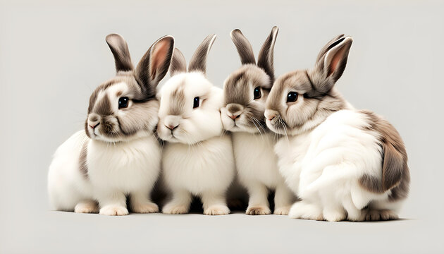 Isolate Cute Rabbit