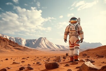 Astronauts Mars Mission: Walking on the Red Planet