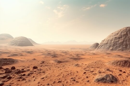 Highquality NASA photo of Mars surface.