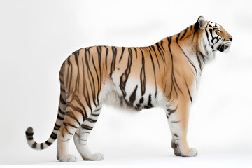 Obraz premium white tiger isolated on white