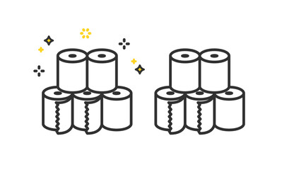 防災用品　新品のトイレットペーパー　未使用