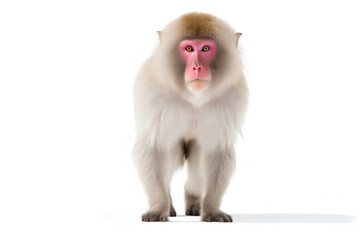 close up of a baboon