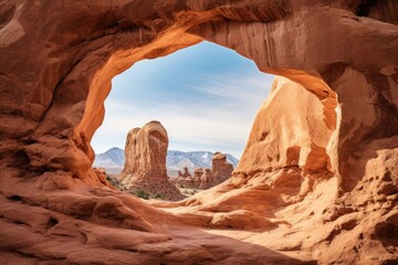 Unique and rare geologic formations in Fantasy Canyon, Utah.