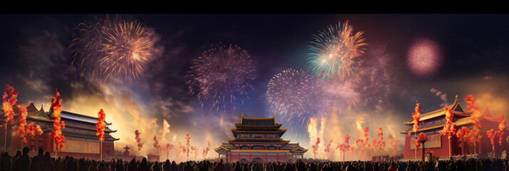 Chinas pyrotechnic set off dazzling - Powered by Adobe