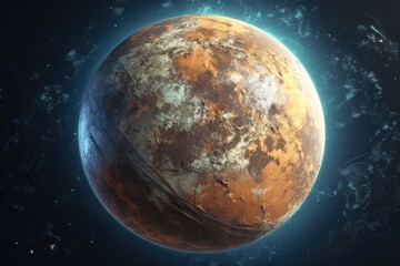 Obraz na płótnie Canvas Planet in Space