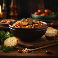  Louisiana Jambalaya - A Spicy Southern Delight with Andouille Sausage