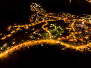 New Year's Eve in Vestnes (More og Romsdal, Norway).