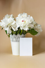 Mockups with postcard