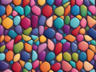 Obraz premium colorful small stones background