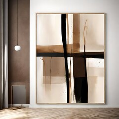 Abstract, painting, minimalist,beige