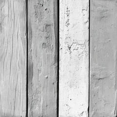 Black and White Photo of Cracked Wooden Wall