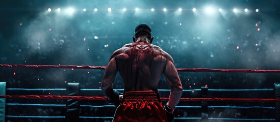 Knock out MMA fighter in the ring after the match.