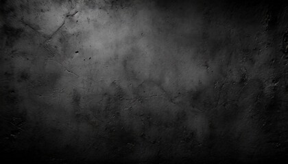 Fototapeta premium black dark black grunge textured concrete stone wall background