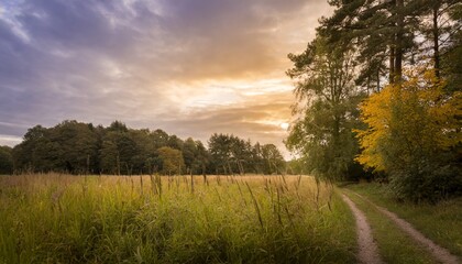 Fototapeta premium art autumn sunny nature background